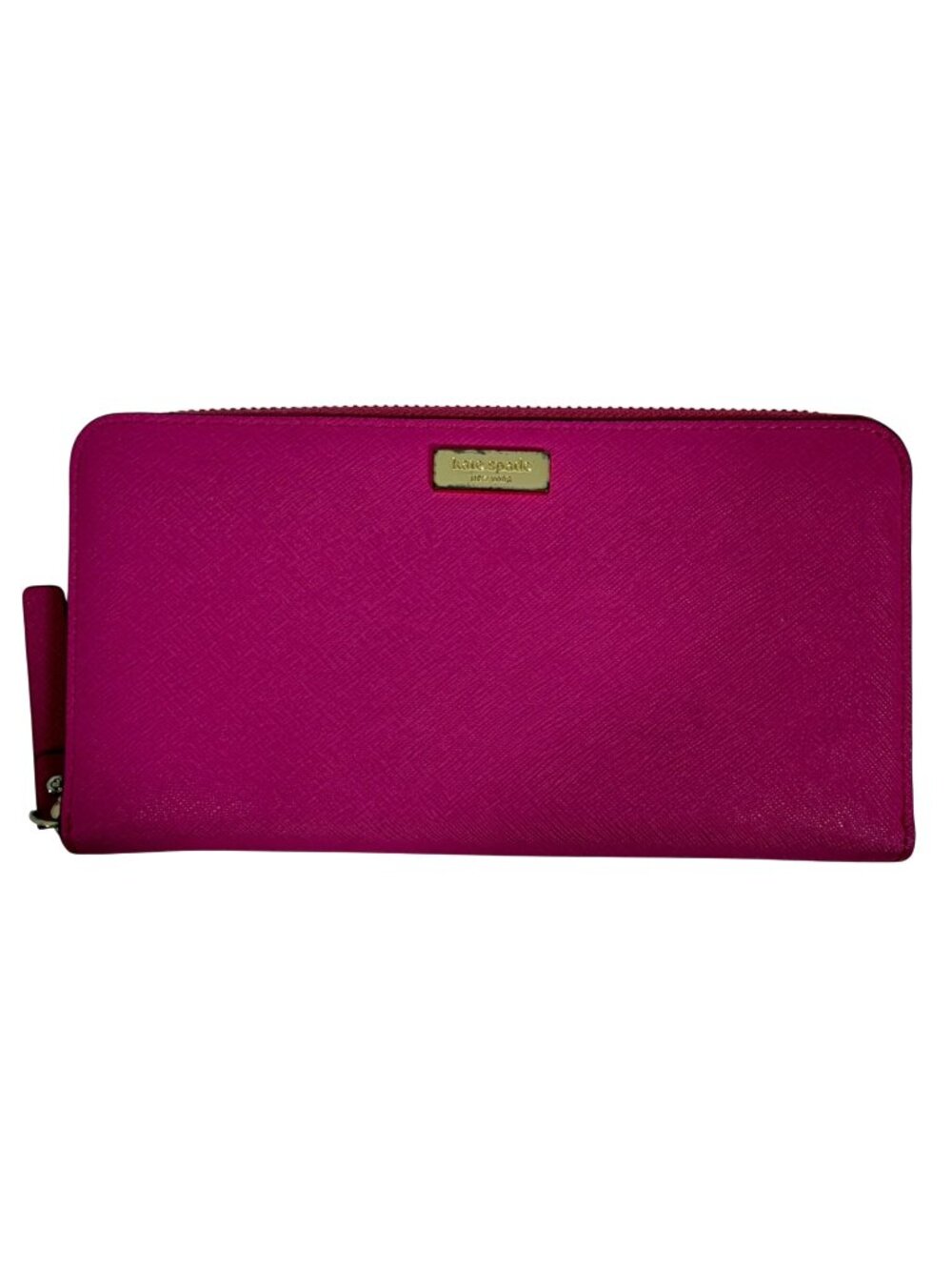 Kate Spade New York Newbury Lane Neda Barbie Pink Zip-Around Continental Wallet